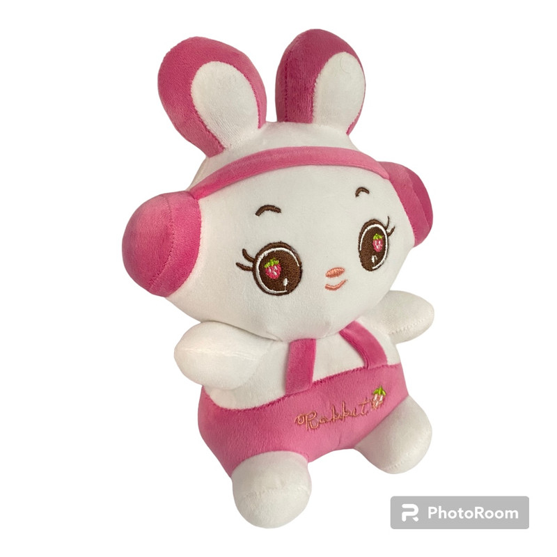عروسک مدل خرگوش هدفون دار ارتفاع 25 سانتی متر