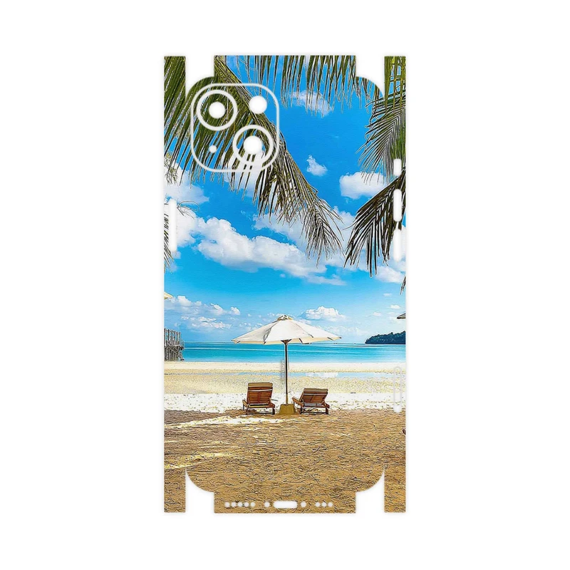 برچسب پوششی ماهوت مدل Beach-FullSkin مناسب برای گوشی موبایل اپل iPhone 13