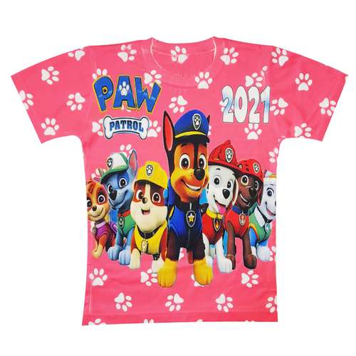 تی شرت دخترانه مدل سگ های نگهبان کد X10