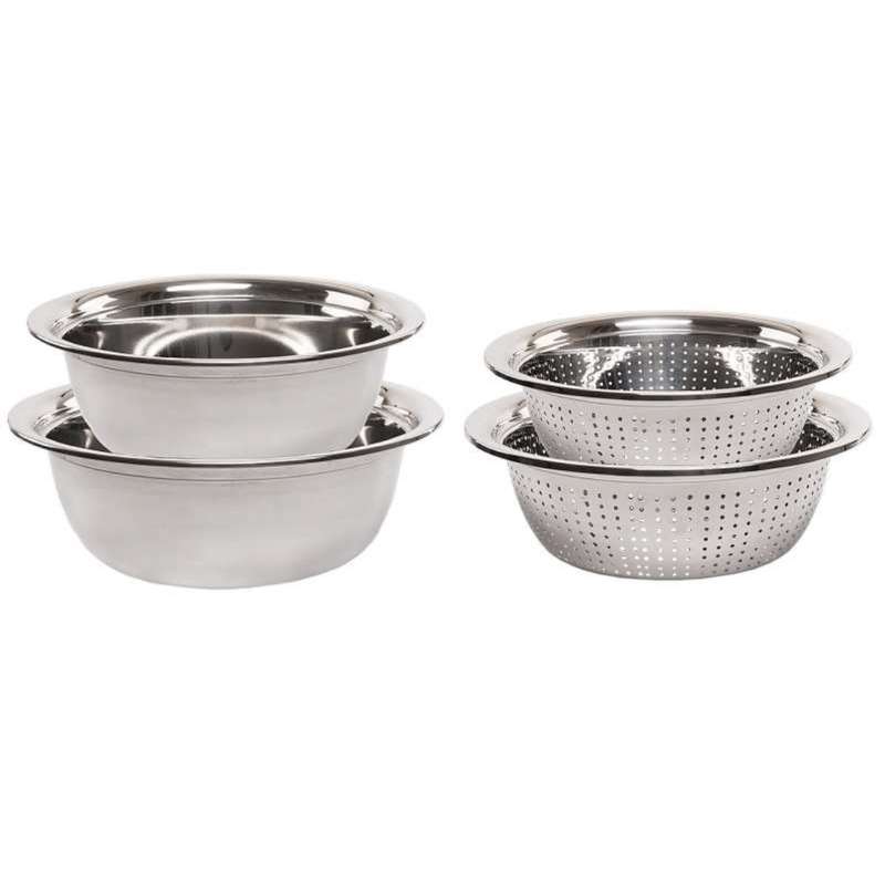 ست آبکش و لگن کد AL2436 مجموعه 4 عددی ست آبکش و لگن کد AL2436 مجموعه 4 عددی