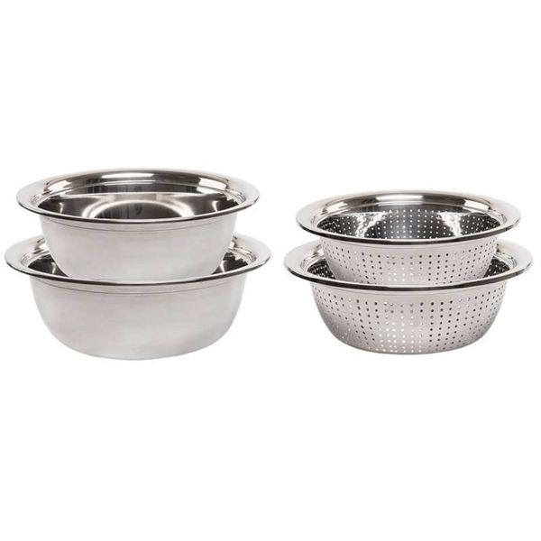 ست آبکش و لگن کد AL2636 مجموعه 4 عددی ست آبکش و لگن کد AL2636 مجموعه 4 عددی