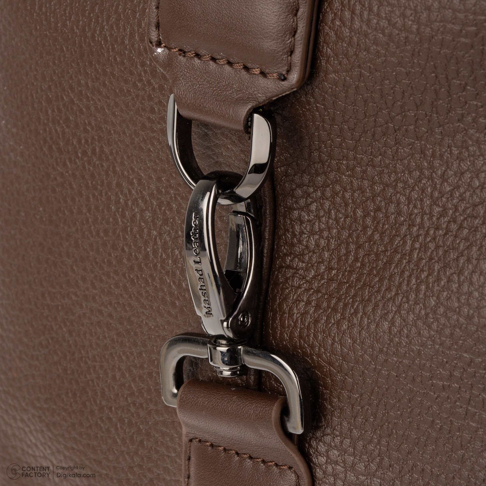 ساک مسافرتی مردانه 40 لیتری چرم مشهد مدل X5046-088-01 - - 10