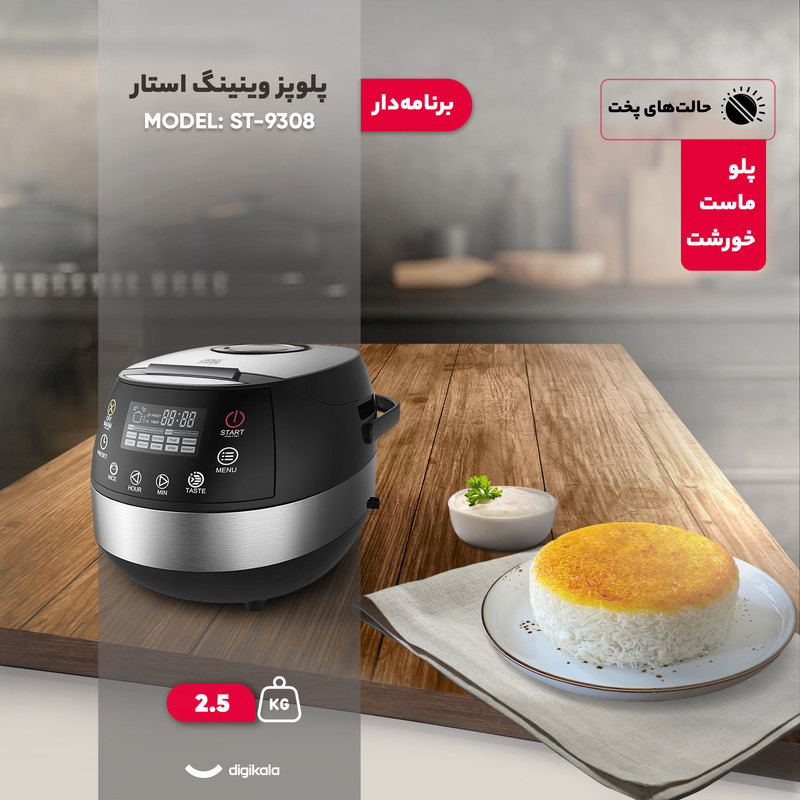 پلوپز 4 نفره وینینگ استار مدل ST-9308