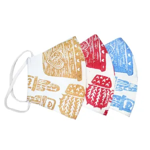ماسک تزیینی مدل کاکتوس کد MA4057N مجموعه 3 عددی