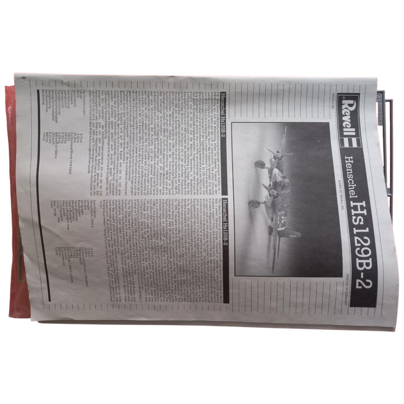 ساختنی ریول مدل جنگنده هنشل کد ۱۲۹