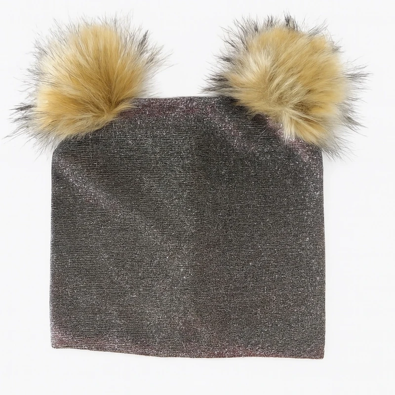 کلاه دخترانه مدل پوم پوم لمه