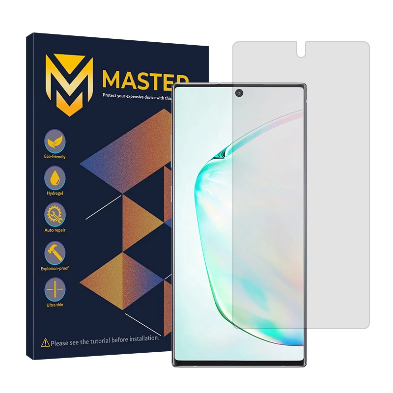 محافظ صفحه نمایش شفاف مستر مدل Resistant مناسب برای گوشی موبایل سامسونگ Galaxy Note10 Plus