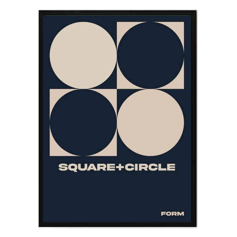تابلو مدل Square circle کد 2489011008