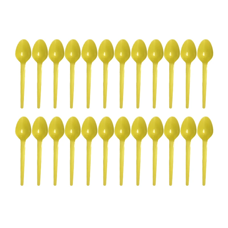 قاشق یکبار مصرف مدل ساده بسته 24 عددی