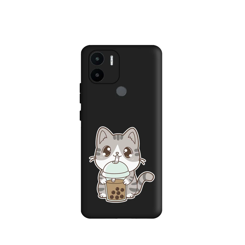 کاور قاب گارد طرح گربه اسموتی کد t6440 مناسب برای گوشی موبایل شیائومی Redmi A1 Plus / Redmi A2 Plus 