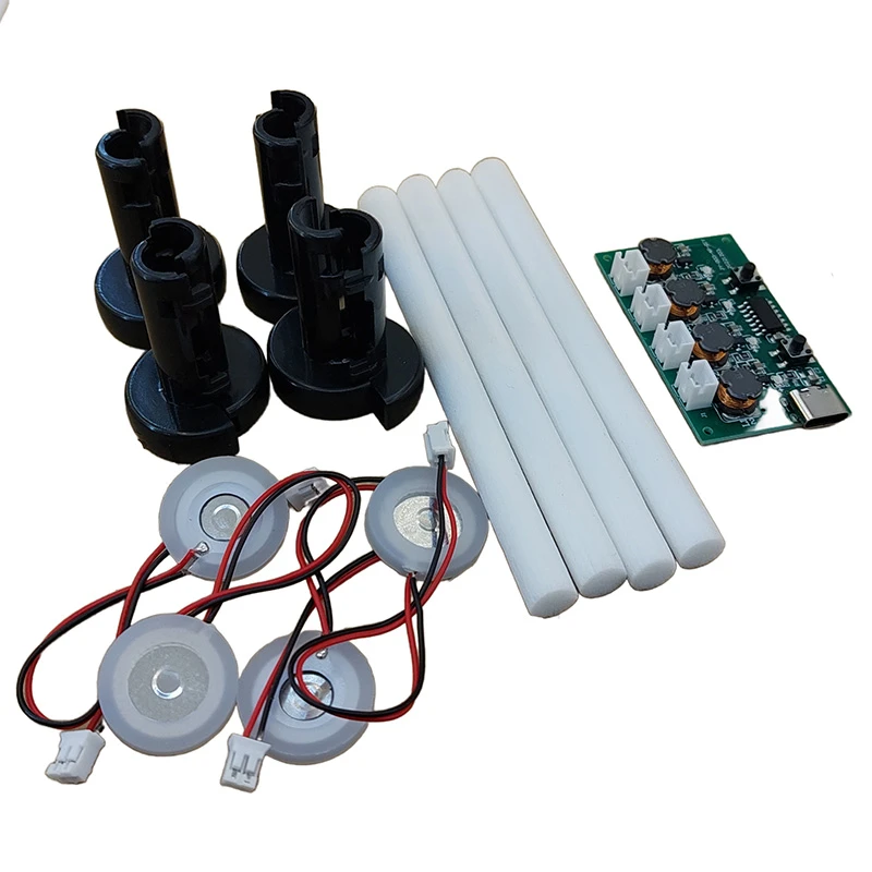 ماژول بخار سرد رطوبت ساز مدل type c 5v به همراه پیزو اسفنج ونگهدارنده مجموعه ۱۳ عددی