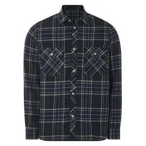 پیراهن آستین بلند یقه برگردان مردانه مدل 20268868