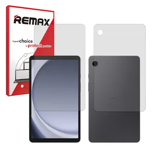 محافظ صفحه نمایش مات ریمکس مدل Resistant مناسب برای تبلت سامسونگ Galaxy Tab A9 به همراه محافظ پشت تبلت