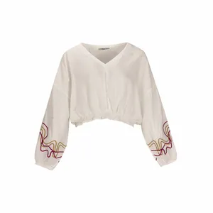 بلوز آستین بلند زنانه بادی اسپینر مدل 3737 کد 1 رنگ سفید