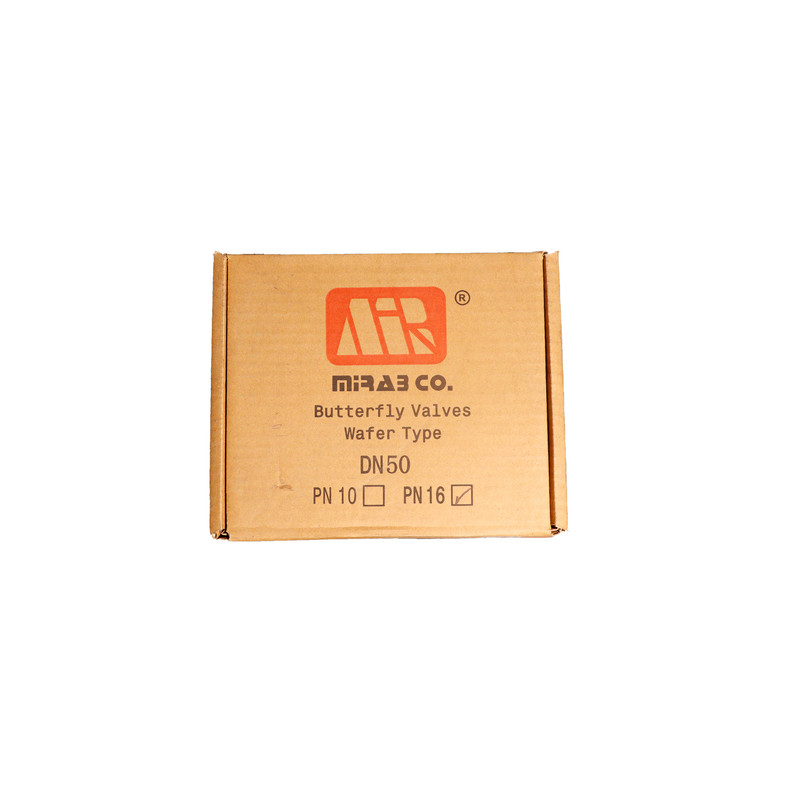 شیر اهرمی شرکت میراب مدل پروانه ای Pn 16 - 50mm‎‏