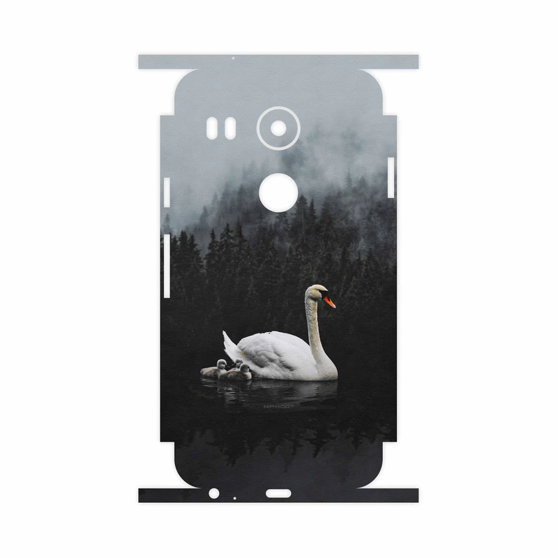 برچسب پوششی ماهوت مدل Swan Lake-FullSkin مناسب برای گوشی موبایل گوگل Nexus 5X