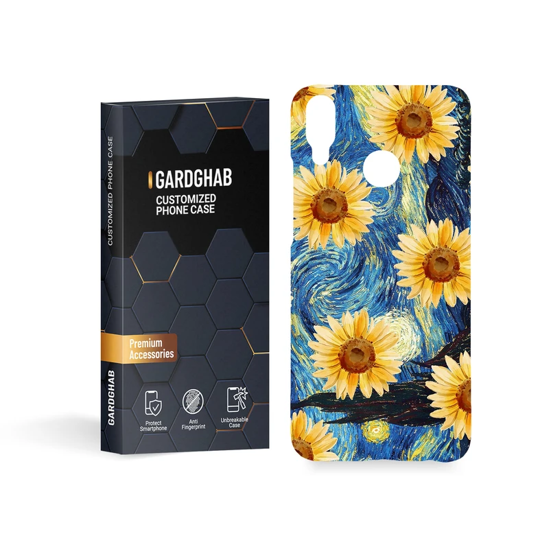 کاور گارد قاب مدل گل مناسب برای گوشی موبایل هوآوی Y9 2019