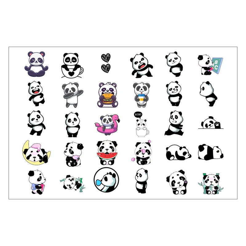 عکس شماره 9 : برچسب لنز ناخن مدل l2082 مجموعه 9 عددی