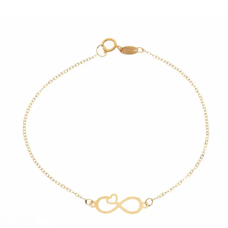 دستبند النگویی طلا 18 عیار زنانه الن نار مدل ELMB1330