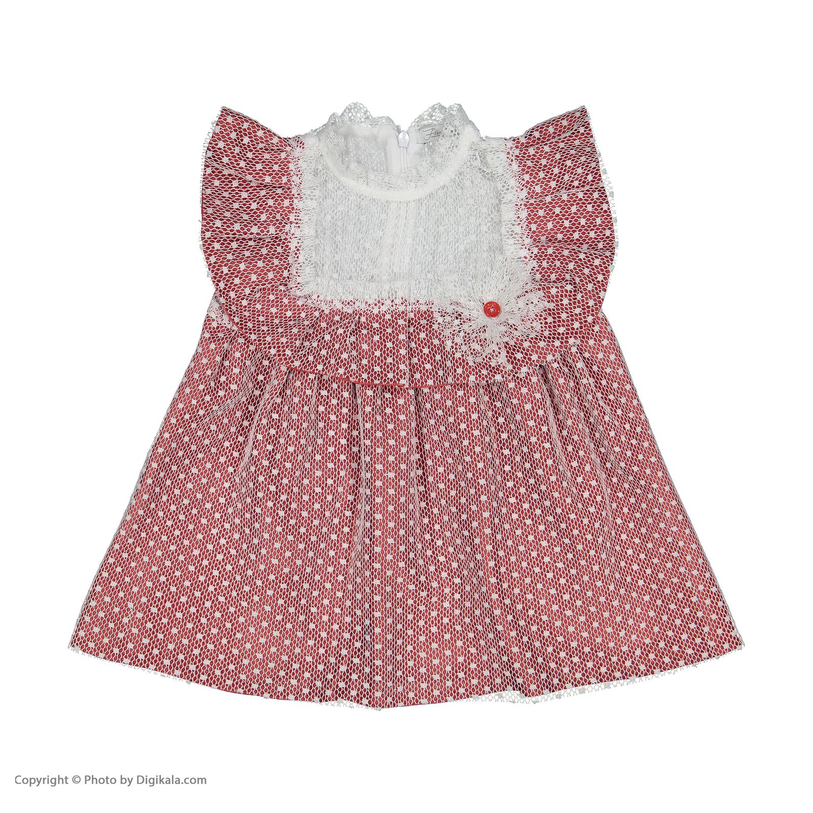 پیراهن نوزادی دخترانه فیورلا مدل 22021-04 -  - 2