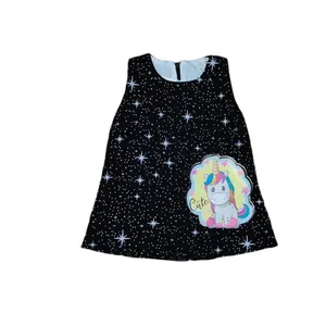 پیراهن دخترانه مدل یونیکورن