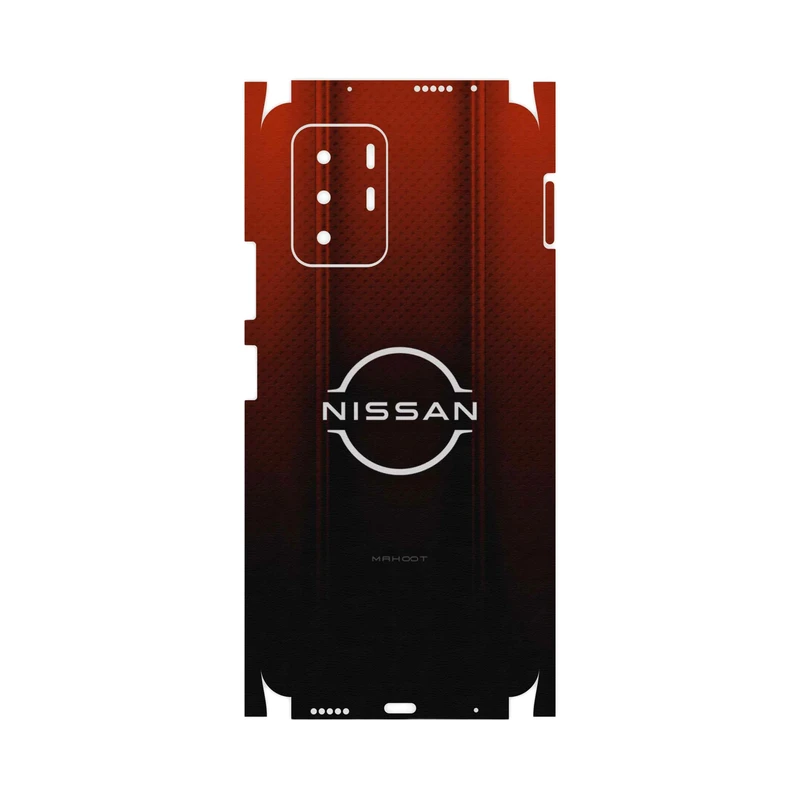 برچسب پوششی ماهوت مدل Nissan-Logo-FullSkin مناسب برای گوشی موبایل شیائومی Redmi Note 10 Pro