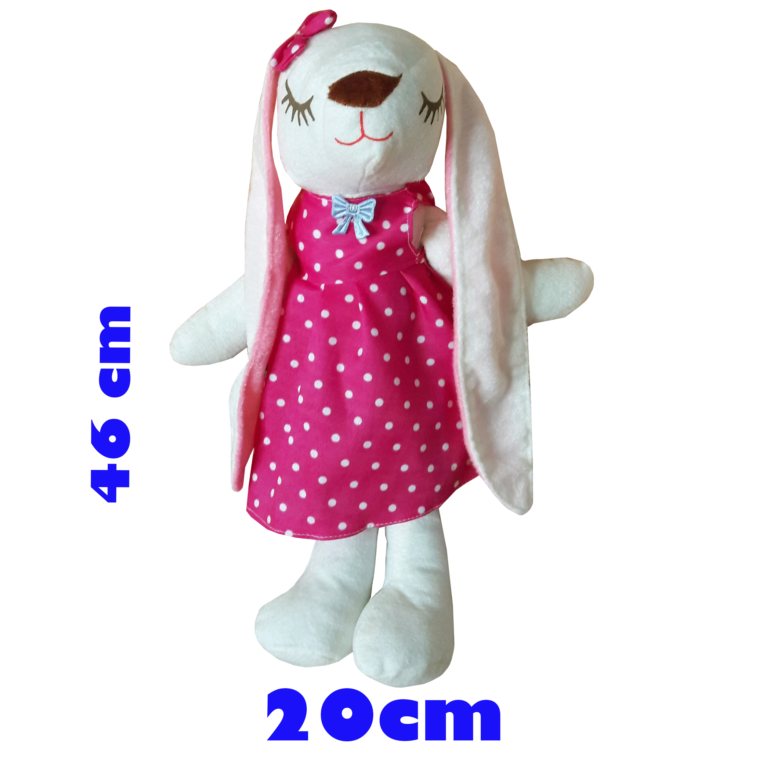 عروسک طرح خرگوش مدل خوابالو کد 563.2 ارتفاع 46 سانتی متر -  - 3