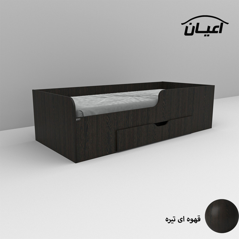 تخت خواب یک نفره اعیان مدل FH658 سایز 90x200 سانتی متر