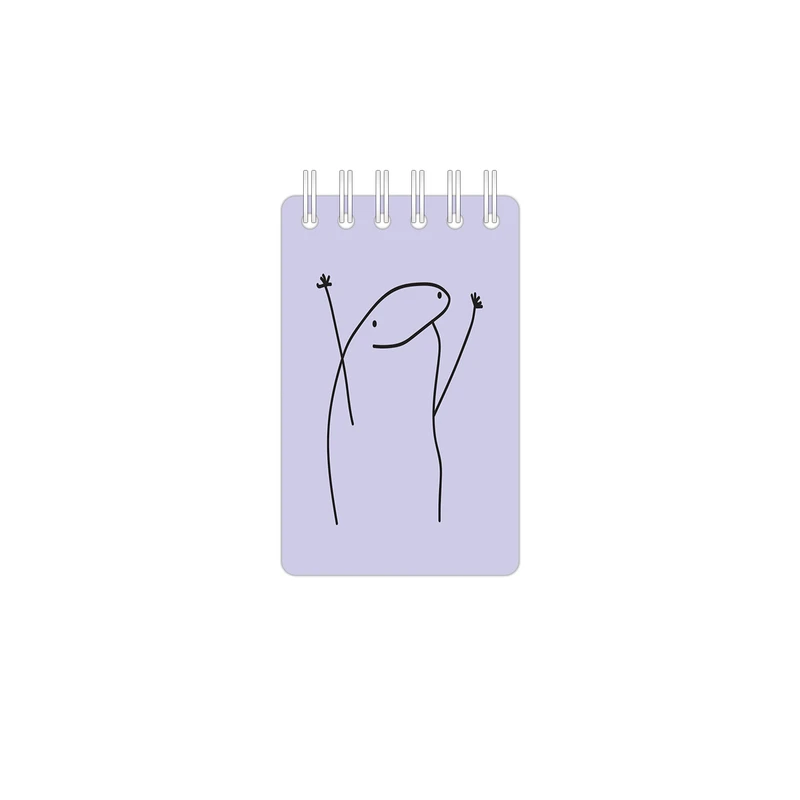 دفترچه یادداشت 50 برگ مدل میقولی کد 2424