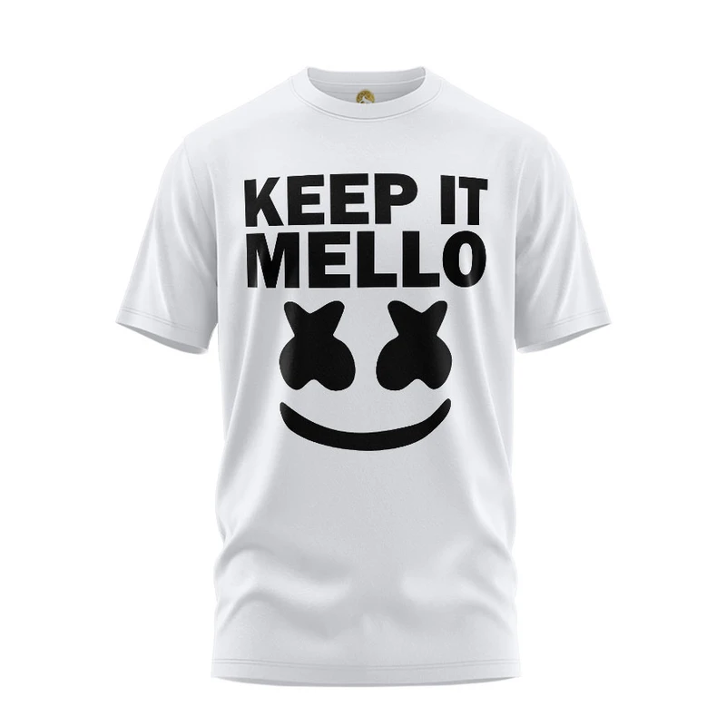 تی شرت آستین کوتاه زنانه هومرو مدل TW380 طرح مارشملو