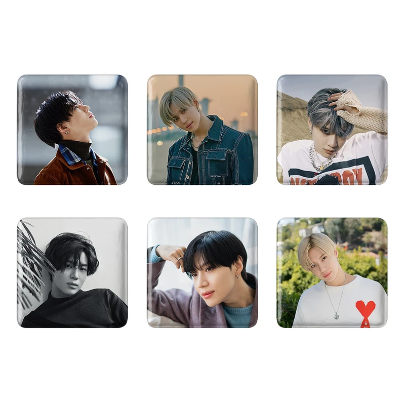 مگنت خندالو طرح تمین گروه شاینی Shinee کد 1278A مجموعه 6 عددی