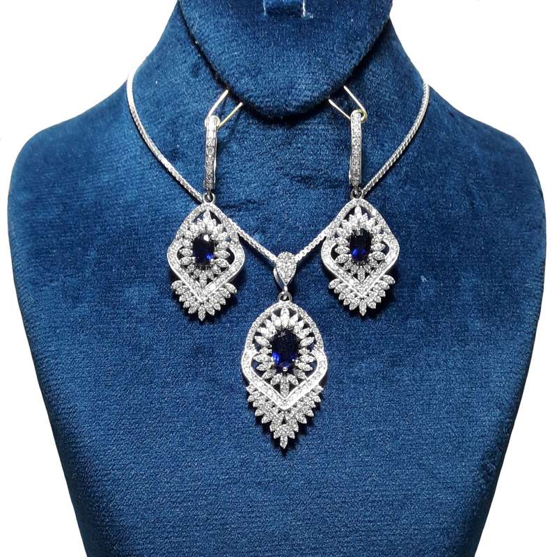 نیم ست نقره زنانه مدل 79