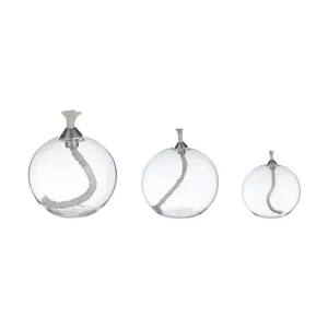 شمع دست ساز مدل کروی مجموعه 3 عددی