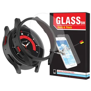 کاور هارد اند تیک مدل HT-360 مناسب برای ساعت هوشمند سامسونگ Galaxy Watch 4 44mm به همراه محافظ صفحه نمایش