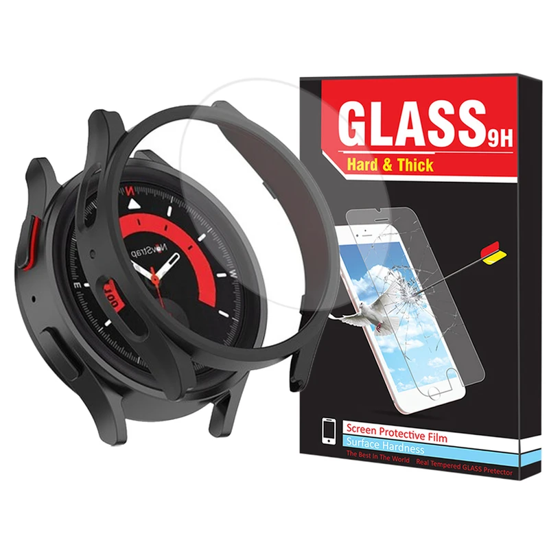 کاور هارد اند تیک مدل HT-360 مناسب برای ساعت هوشمند سامسونگ Galaxy Watch 5 Pro 45mm به همراه محافظ صفحه نمایش