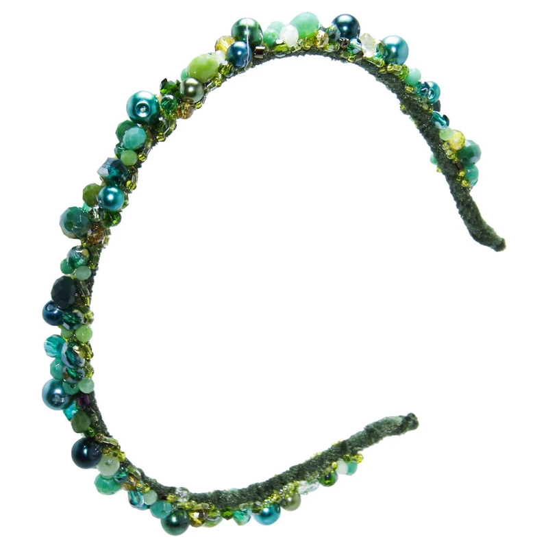 تل مو دخترانه مدل جواهر دوزی نیم سانتی