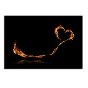 تابلو شاسی بکلیت طرح قلب آتشین LOVE مدل SH-S5338