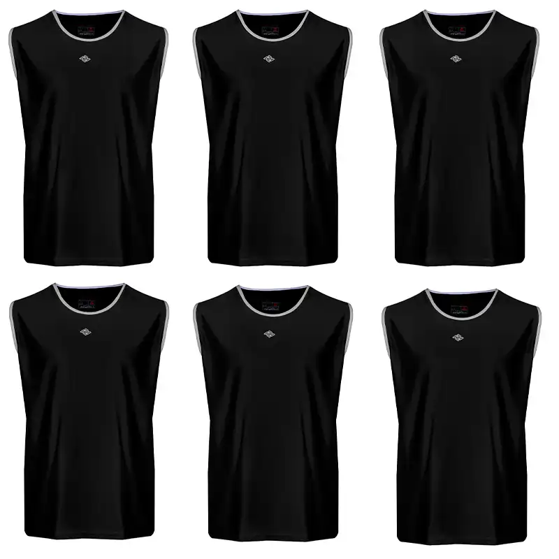 تاپ ورزشی مردانه پانیل مدل 3007BK بسته 6 عددی