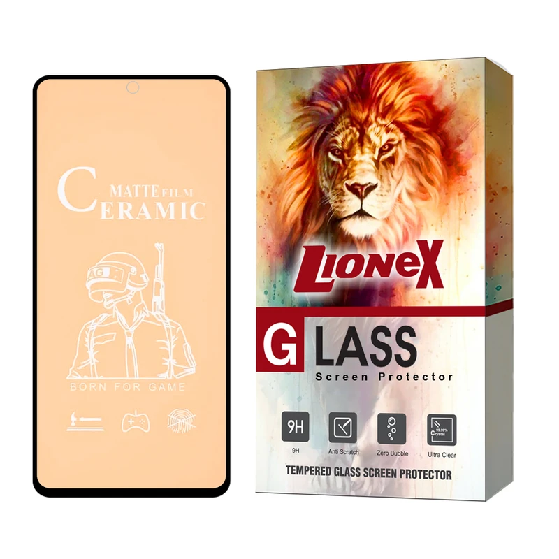 محافظ صفحه نمایش سرامیکی مات لایونکس مدل CERAMICL مناسب برای گوشی موبایل شیائومی 12T / 12T Pro / Black Shark 4 / Black Shark 4 Pro / Mi 11X / Mi 11X Pro / 13T / 13T Pro / K60 Ultra