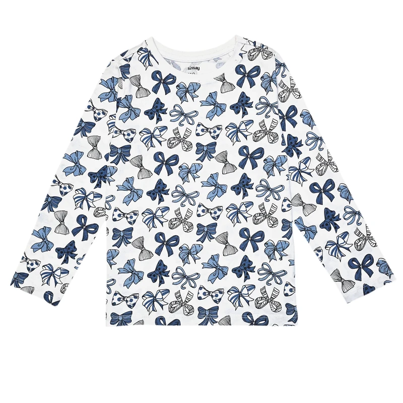  تی شرت آستین بلند دخترانه سین سی مدل 463 کد SH28