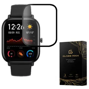  محافظ صفحه نمایش نانو گلس راک مدل PMR-Glass مناسب برای ساعت هوشمند شیائومی Amazfit GTS1