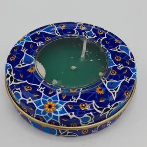 شمع مدل قوطی طرح کاشی