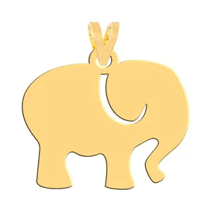 آویز گردنبند طلا 18 عیار زنانه فرشته مدل فیل  WNL-000413