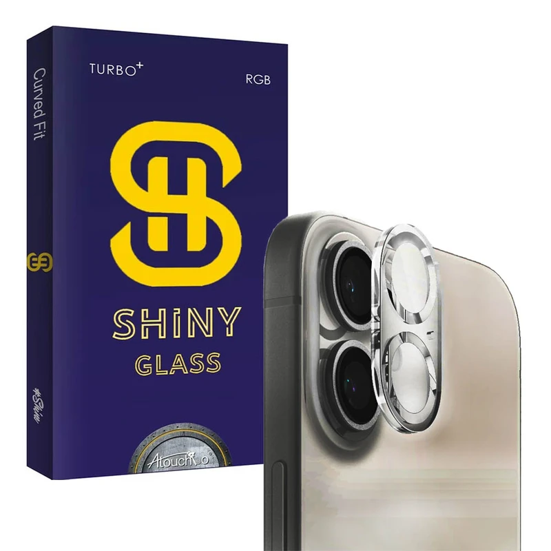 محافظ لنز دوربین شیشه‌ای آتوچبو مدل i17 Clear مناسب برای گوشی موبایل اپل iPhone 17