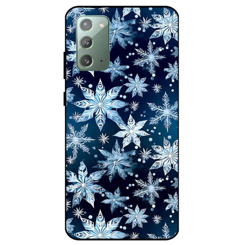 کاور مگافون طرح برف مدل 2824 مناسب برای گوشی موبایل سامسونگ Galaxy Note 20   
