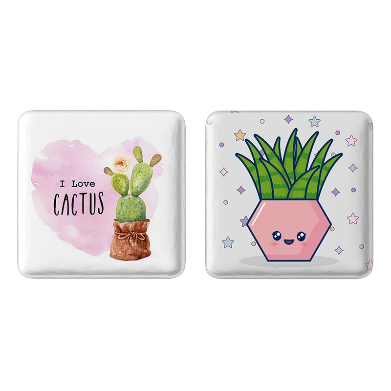 مگنت خندالو مدل کاکتوس کد 52875295 مجموعه 2 عددی