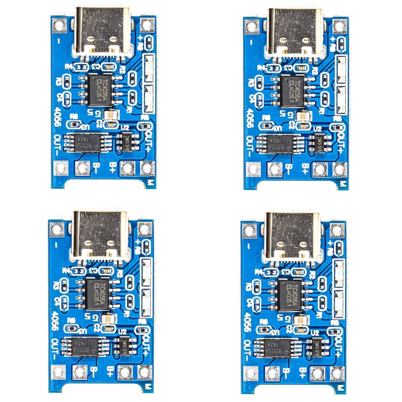 ماژول شارژر مدل typec بسته 4 عددی