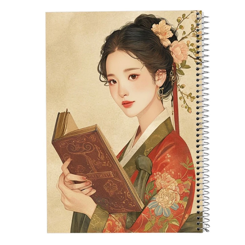 دفتر ژورنال نویسی 50 برگ مدوپد مدل نقطه ای طرح دخترانه کد DF15785