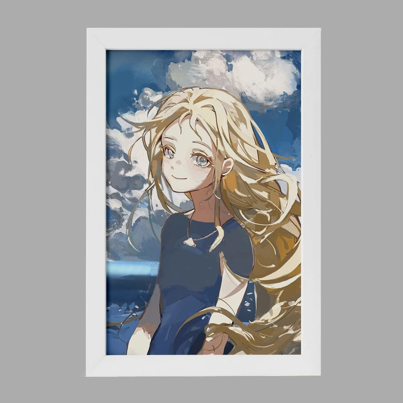 تابلو خندالو مدل اوشیو انیمه سامرتایم رندرینگ کد 24244