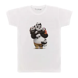 تی شرت بچگانه پرمانه طرح پاندای کونگ فو کار کد pmt.4501